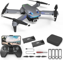 E99 PRO Drone with 4K HD Dual Camera with WIFI FPV, Automatic Obstacle Avoidance, ONE-CLICK Return, Smart Alert