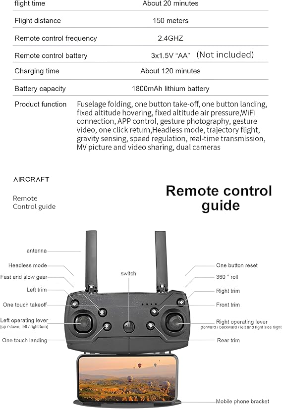 E99 PRO Drone with 4K HD Dual Camera with WIFI FPV, Automatic Obstacle Avoidance, ONE-CLICK Return, Smart Alert