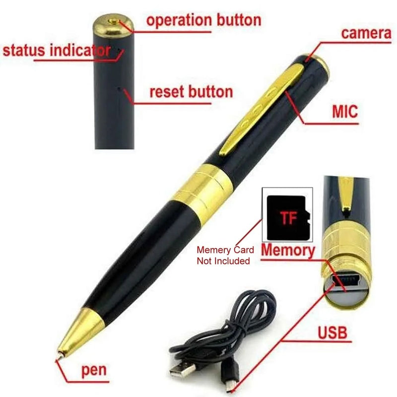 HIDDEN CAMERA PEN 1080P 4K HD