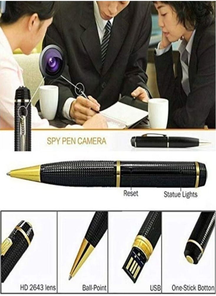 HIDDEN CAMERA PEN 1080P 4K HD